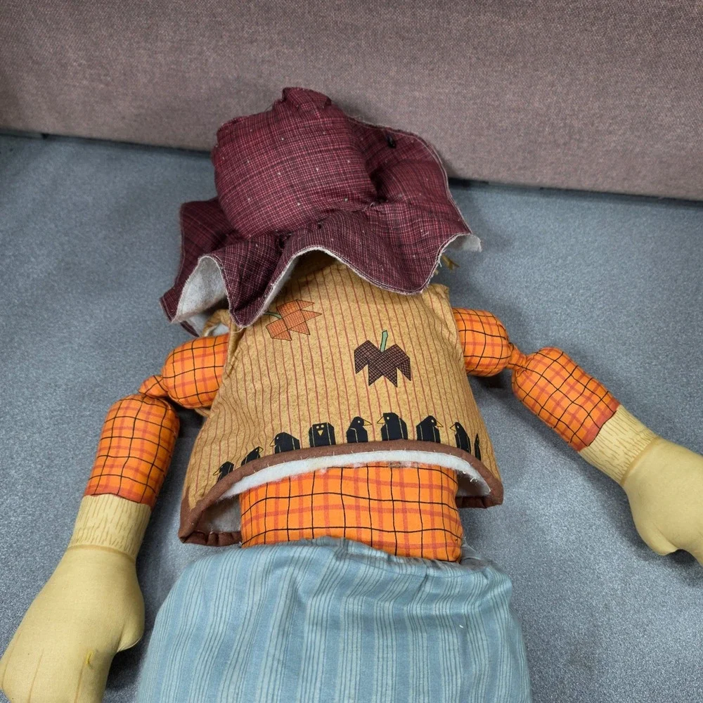 Fabric Scarecrow Doll Large‎ Excellent Halloween-Fall Decor